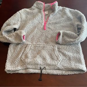 Women’s plus super soft 3/4 zip pullover